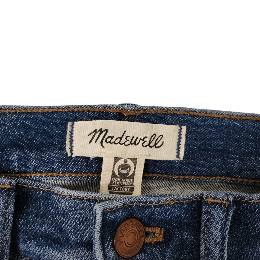Madewell Jeans Womens 26 Cali Demi Boot Cut Dark Wash Denim Stretch Pockets - Picture 5 of 13